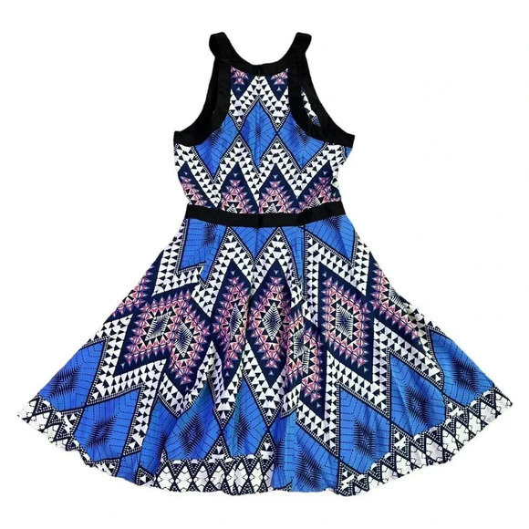 Yumi Kim 100% Silk Dress Abstract Geometric Colorful Mini A-Line Size XS Women's - Picture 8 of 12
